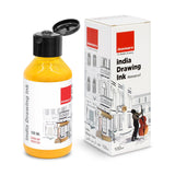India Waterproof Drawing Ink - 100ML Fadeproof, Non-Toxic, Professional Art Supplies - Isomars