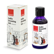 India Waterproof Drawing Ink Voilet 100ml | Permanent Lightfast Artist Ink for Calligraphy, Airbrush, Illustration & Fabric Painting - Isomars