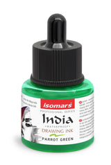 India Waterproof Drawing Ink with Dropper - 35ml - Isomars