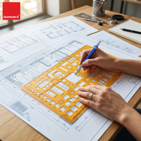 Isomars 1:100 Scale Architectural Drawing Template – Art 1878 - Isomars