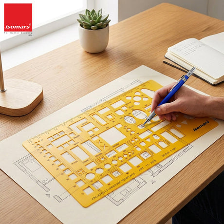 Isomars 1:100 Scale Architectural Drawing Template – Art 1878 - Isomars