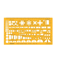 Isomars 1:100 Scale Architectural Drawing Template Stencil - Architect Combination Templates - Isomars