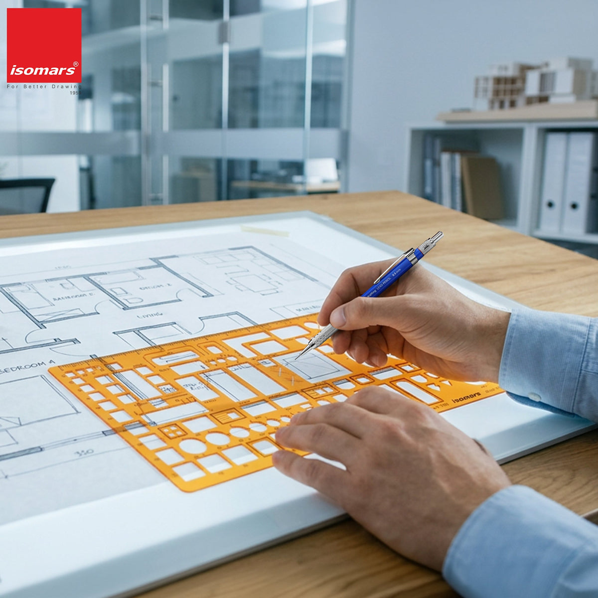 Isomars 1:50 Scale Architect Furniture Template – Art 1879 - Isomars