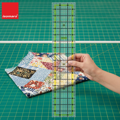 Isomars 3 x 18 Inch Acrylic Quilting Ruler for Sewing & Patchwork - Isomars
