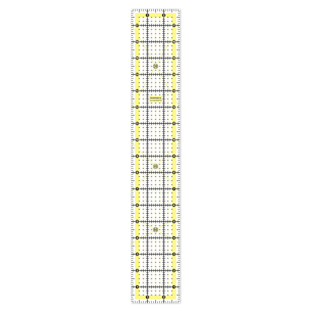 Isomars 3 x 18 Inch Acrylic Quilting Ruler for Sewing & Patchwork - Isomars