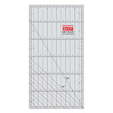 Isomars 6 x 12 Inch Acrylic Quilt Ruler for Sewing & Fabric Cutting - Isomars