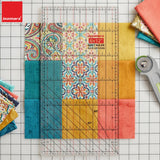 Isomars 6 x 12 Inch Acrylic Quilt Ruler for Sewing & Fabric Cutting - Isomars