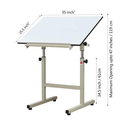 Architecture Drawing Table with Adjustable Height