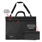 Isomars A3 Art Portfolio Bag with Tool Pouch | Size: 40 x 50 cm / 15.7 x 19.6 inch - Isomars