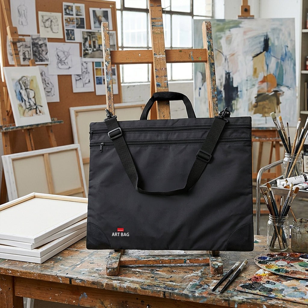 Isomars A3 Art Portfolio Bag with Tool Pouch | Size: 40 x 50 cm / 15.7 x 19.6 inch - Isomars