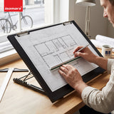 Isomars A3 Drawing Board 21 x 16" | Adjustable Angle – Black - Isomars