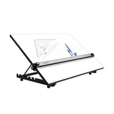 Isomars Adjustable Angle Drawing Drafting Board Combo With 2MM Pencil & Adjustable Set Square - A2 Size - 18.5" x 25" | Ideal for Architects, Engineers, Designers & Artists Students and Professionals - Isomars