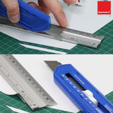 Isomars Aluminium Cutting Rulers Combo Set of 2 (12 Inch & 24 Inch) | Metal Cutting Scale with Inch & CM Markings | Non-Slip Edge for Precision Cutting, Drafting, Measuring & Craft Work - Isomars
