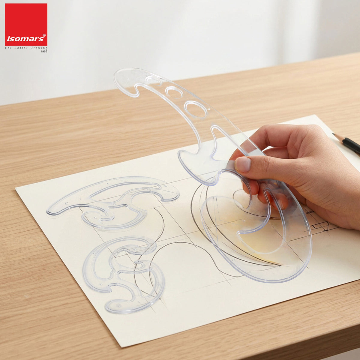 Isomars Armhole Curve & French Curves Combo Set for Pattern Drafting - Isomars