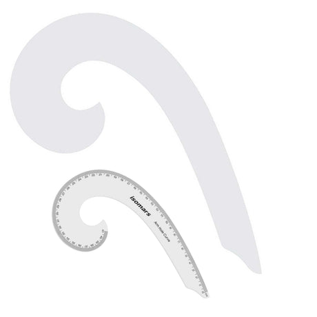 Isomars Armhole Curve Set of 2 - Large Plain Curve And Small Curve With Marking - Isomars