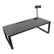 Isomars Bed Desk/Floor Desk with Mobile Holder 76cm x 35.5cm (30" x 14") Laptop Study Table for Work from Home, Online Classes, Card Games and Kid's Activities (Black) - Isomars