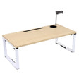Isomars Bed Desk/Floor Desk with Mobile Holder 76cm x 35.5cm (30" x 14") Laptop Study Table for Work from Home, Online Classes, Card Games and Kid's Activities (Wooden) - Isomars