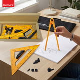 Isomars Black Board/White Board Geometry Set - (Big Size) - With Bag - Isomars