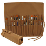 Isomars Brush Roll Up case (Brown) - Isomars