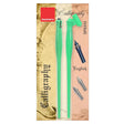 Isomars Calligraphy Pen Set with 2 Holders, 3 Nibs & Plastic Flange for elegant calligraphy and lettering - Isomars