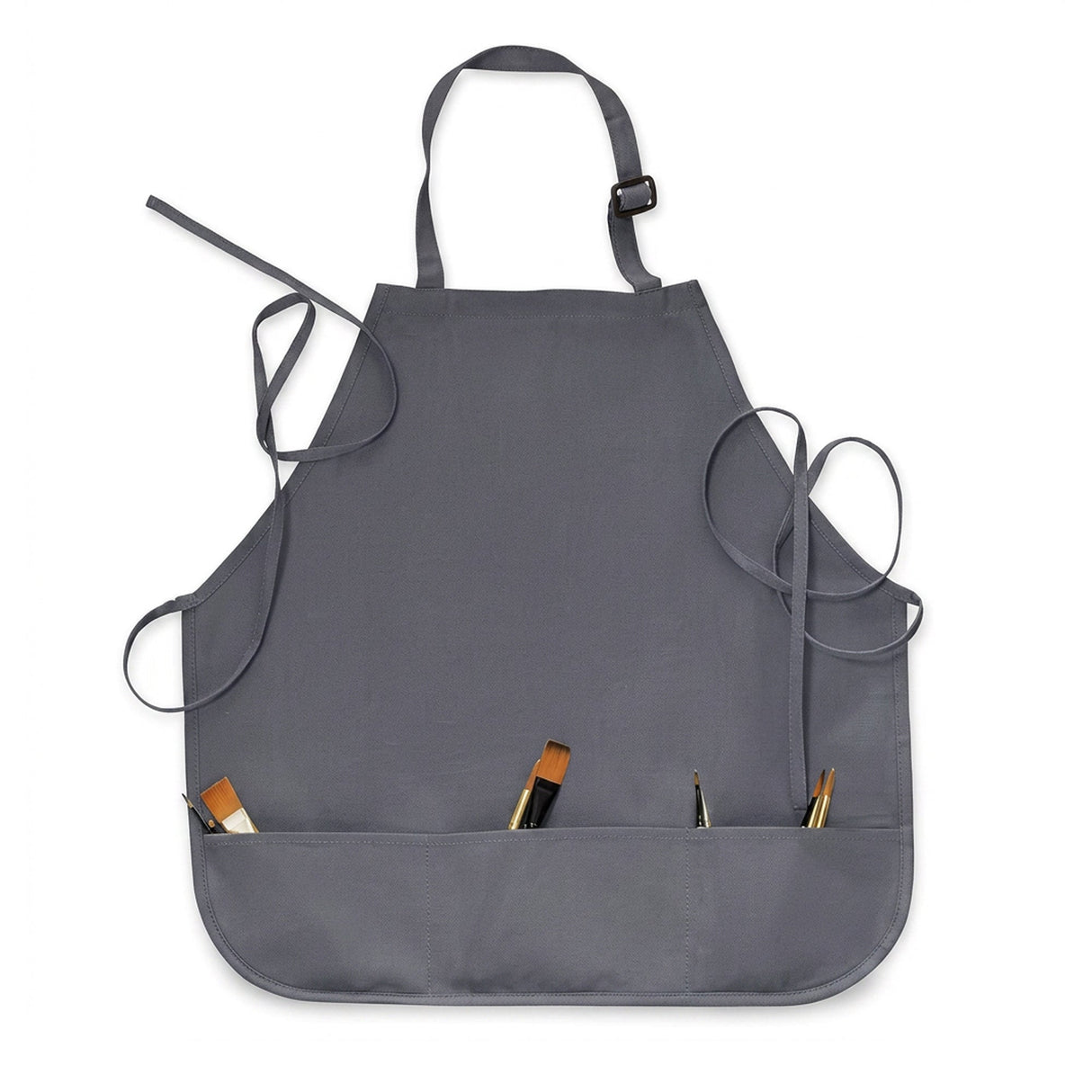 Isomars Canvas Painter's Apron with Adjustable Strap & Tool Pockets for brushes, tools, and art supplies - Isomars