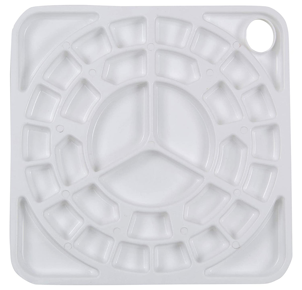 Isomars Colour Palette - Colour Mixing Dish for Artists (Square (CM17) - Isomars