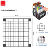 Isomars Creative Art Tools Holder | Desktop Art Supply Organiser (Without tools) - Isomars