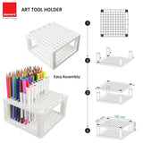 Isomars Creative Art Tools Holder | Desktop Art Supply Organiser (Without tools) - Isomars