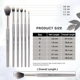 Isomars Creative - Blendng Brush - Round - Set of 6 - Artist Quality Brushes - Isomars