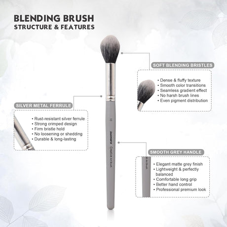 Isomars Creative - Blendng Brush - Round - Set of 6 - Artist Quality Brushes - Isomars