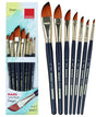 Isomars Dagger Paint Brush Set of 7 Artist Brushes for Acrylic & Watercolor - Isomars