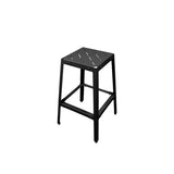 Isomars Drafting Metal Stool - Detachable Stool for Engineers, Architects, Draughtsman with 24" Height & Seat Size 10.5" Full Metal Body (Black) - Isomars
