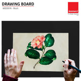 Isomars Drawing Both Side Laminated Black Board - Full Imperial A1 (25.5x35 Inch) Size Board – for Artists, Architects, Engineers, Draftsmen Etc. - Isomars