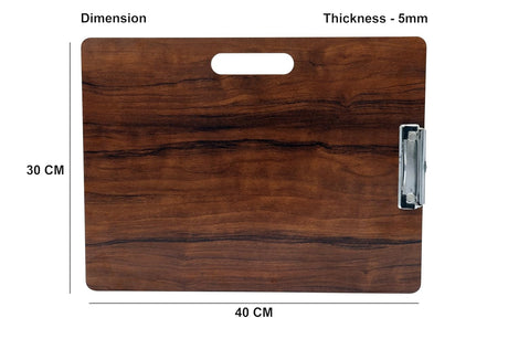 Isomars Drawing Sketch Board - 12" x 16" Portable for Artists, Students & Designers – Ideal for Drawing, Sketching, Drafting & Painting - Dark Brown (Dark Brown) - Isomars