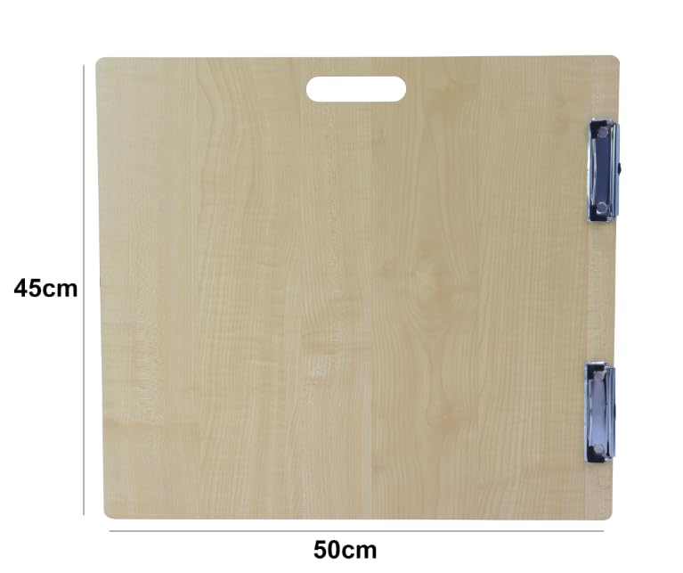 Isomars Drawing Sketch Board - 18" x 20" Portable for Artists, Students & Designers – Ideal for Drawing, Sketching, Drafting & Painting (18x20 Inch (Brown)) - Isomars