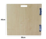 Isomars Drawing Sketch Board - 18" x 20" Portable for Artists, Students & Designers – Ideal for Drawing, Sketching, Drafting & Painting (18x20 Inch (Brown)) - Isomars