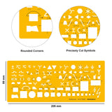 Isomars Electronics Circuit Design Template Stencil - Isomars