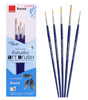 Isomars Estudio Round Paint Brush Set of 5 for Acrylic & Watercolor - Isomars