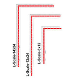Isomars Fashion Designing Kit, Tailoring Scale Set of 8, L-Square, Straight, Curved Rulers for Quilting and Tailoring - Isomars
