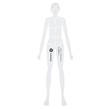Isomars Female Human Figure Template for Fashion Designing-10 - Isomars