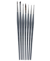 Isomars Fineline Spotter Brush Set of 7 for Miniature Painting & Fine Detailing - Isomars
