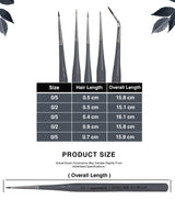 Isomars Fineline Ultra Mini Detail Brush Set of 5 for Miniature Painting & Fine Detailing - Isomars