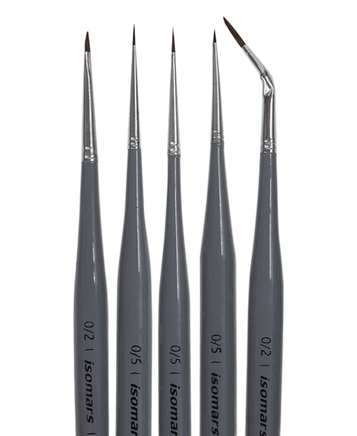 Isomars Fineline Ultra Mini Detail Brush Set of 5 for Miniature Painting & Fine Detailing - Isomars