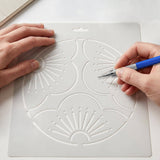 Isomars Floral Mandala Design Template Stencil for Art & Craft10111C - Isomars