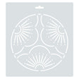 Isomars Floral Mandala Design Template Stencil for Art & Craft10111C - Isomars