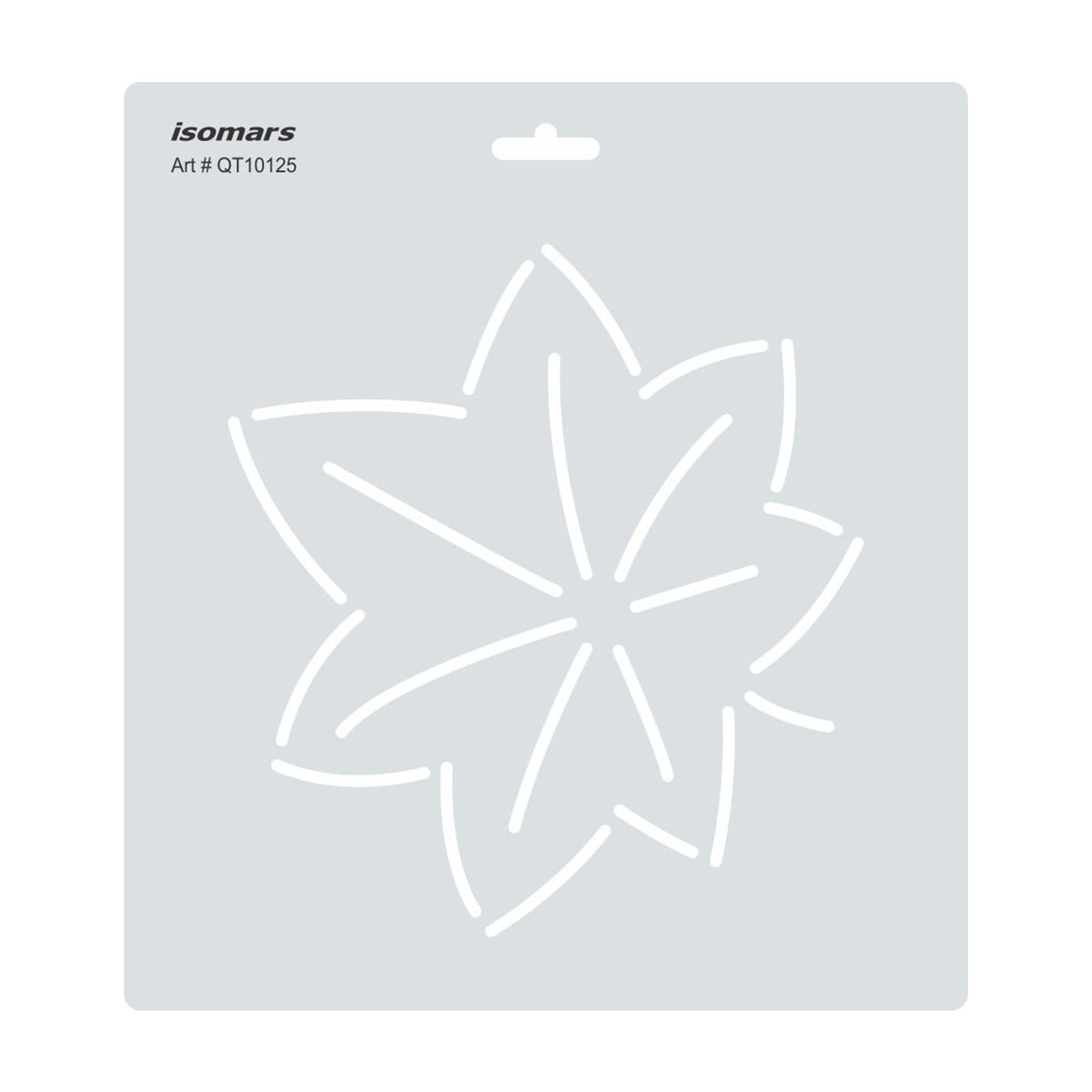 Isomars Floral Quilting Design Template Stencil for Art & Drafting 10125 - Isomars