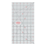 Isomars Garment Patchwork Quilting Ruler 12 x 6.5 Inch Acrylic - Isomars