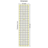 Isomars Garment Patchwork Quilting Ruler 6 x 24 Inch | 3mm Acrylic - Isomars