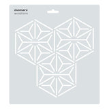 Isomars Geometric Quilt Template for Patchwork, Quilting & Crafts 10114 - Isomars