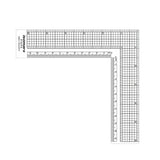 Isomars Grid L - Ruler 6" For Tailoring and General Purpose |Quilting Rulers for Fashion Designing - Isomars